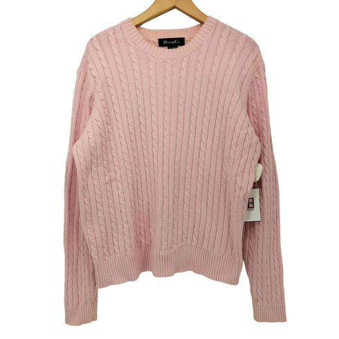 デニムアンドコー Denim&Co 90s ケーブル編み コットンニット セーター メンズ JPN:XL