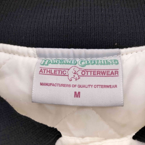 HARVARD CLOTHING 90-00s USA製 裏地キルティング スナップボタン ナイロン スタジャン メンズ M