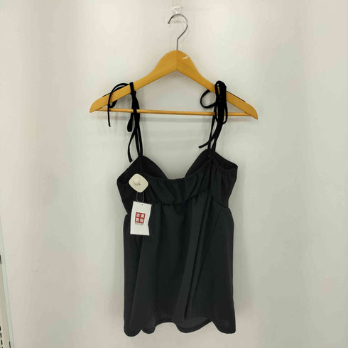 prose verse 肩リボン Vネック ペプラム ビスチェ レディース JPN:M