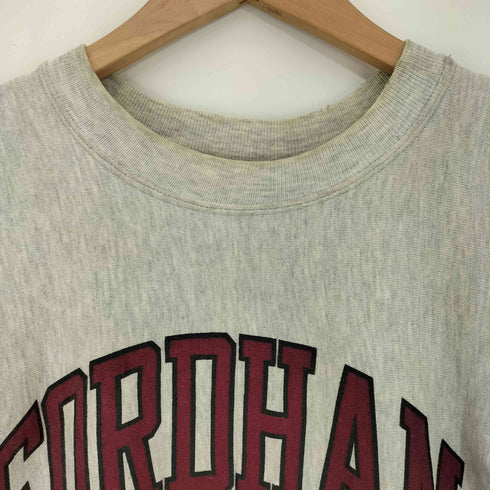 チャンピオン Champion 90s REVERSE WEAVE USA製 2段カレッジ 両面プリント クルーネックスウェット メンズ import:XL