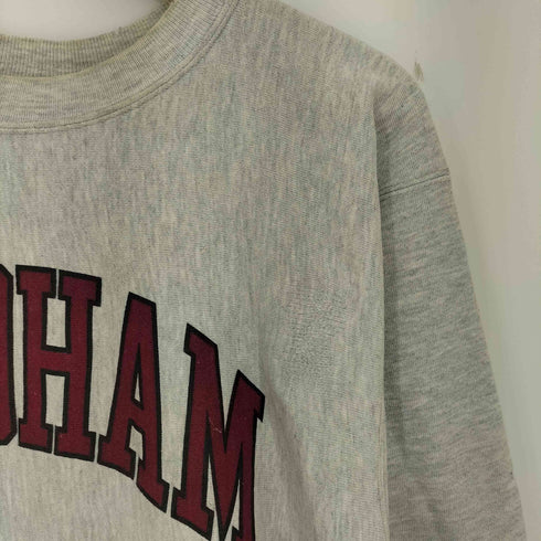 チャンピオン Champion 90s REVERSE WEAVE USA製 2段カレッジ 両面プリント クルーネックスウェット メンズ import:XL