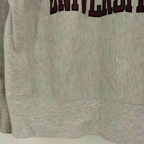 チャンピオン Champion 90s REVERSE WEAVE USA製 2段カレッジ 両面プリント クルーネックスウェット メンズ import:XL