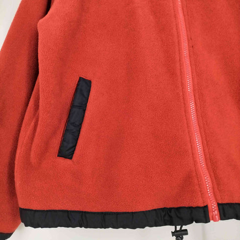 企業ロゴ刺繍 パネルナイロン フリースジャケット メンズ import:M