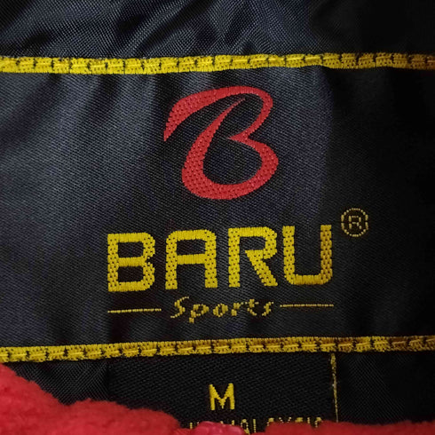 企業ロゴ刺繍 パネルナイロン フリースジャケット メンズ import:M