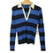 ポロスポーツラルフローレン POLO SPORT RALPH LAUREN 90s 星条旗タグ ラガー ボーダー プルオーバー リブニット レディース import:M