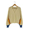 HCAE COLOR BLOCK KNIT CARDIGAN レディース FREE