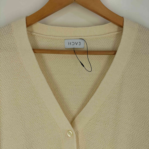 HCAE COLOR BLOCK KNIT CARDIGAN レディース FREE