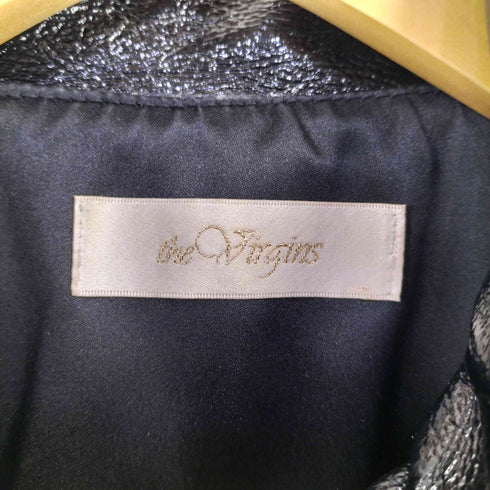 ザヴァージンズ the Virgins 腰ベルト付きエナメルジャケット レディース