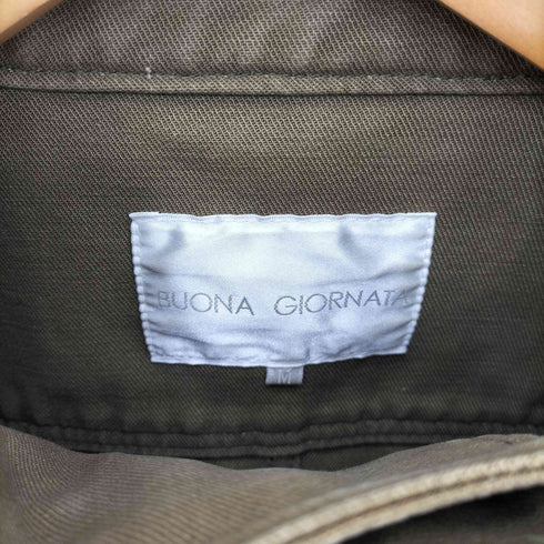 ボナジョルナータ BUONA GIORNATA マルチポケット スタンドカラージャケット メンズ M