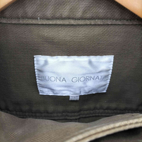 ボナジョルナータ BUONA GIORNATA マルチポケット スタンドカラージャケット メンズ M