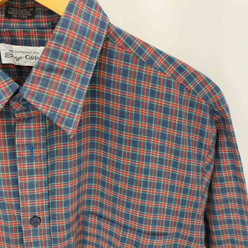 SAGE ALLEN レギュラーカラー チェックシャツ メンズ import:L