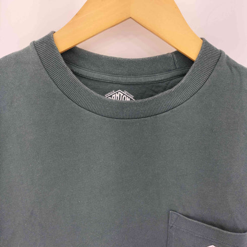 ダントン DANTON コットン ポケット付き クルーネック 半袖Tシャツ カットソー レディース