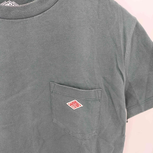 ダントン DANTON コットン ポケット付き クルーネック 半袖Tシャツ カットソー レディース