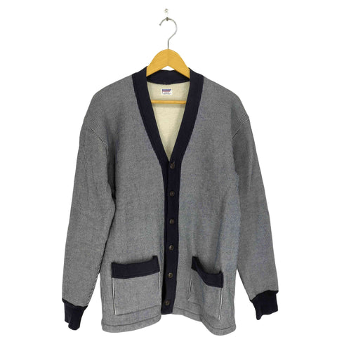 ウエアハウス WAREHOUSE DUBBLEWORKS ヒッコリー カーディガン メンズ XL