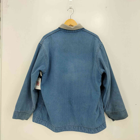 ビッグマック BIG MAC 90s 襟コーデュロイ切替 裏地フリース 4ポケット デニムカバーオール メンズ