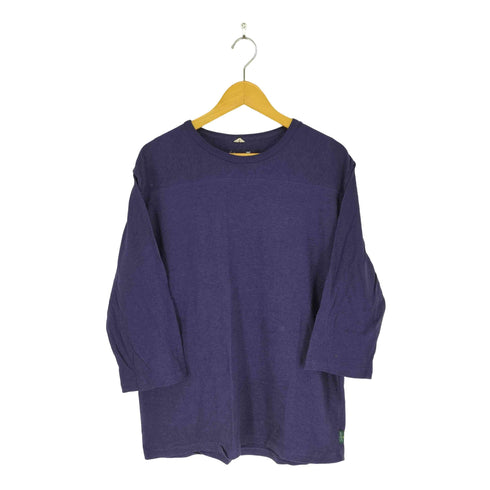 ゴーヘンプ GOHEMP ワイドフットボールT 七分袖カットソー メンズ XL