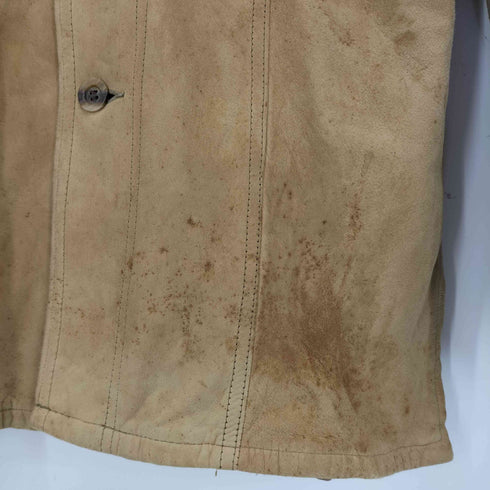 エルエルビーン L.L.Bean 70s 筆記体タグ スエード レザー シャツジャケット メンズ 38