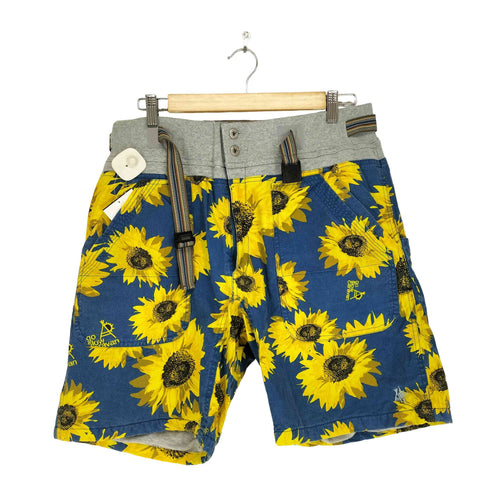 ゴースローキャラバン go slow caravan ひまわり柄 クライミング ハーフ ショート パンツ メンズ 5