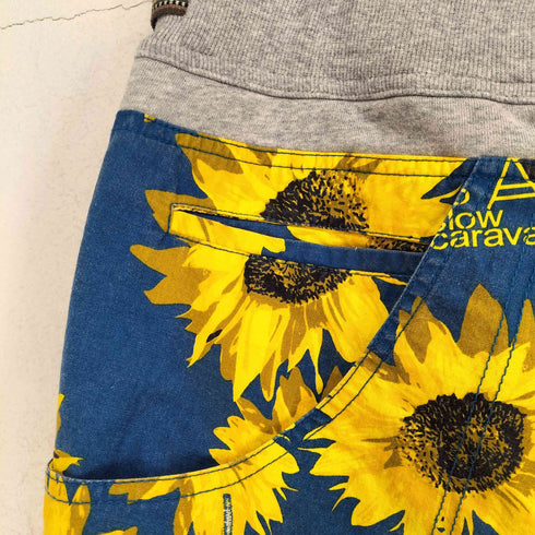 ゴースローキャラバン go slow caravan ひまわり柄 クライミング ハーフ ショート パンツ メンズ 5