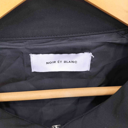 NOIR ET BLANC CHIC DRAPE BLOUSON ダブルジップ ドレープジャケット メンズ M