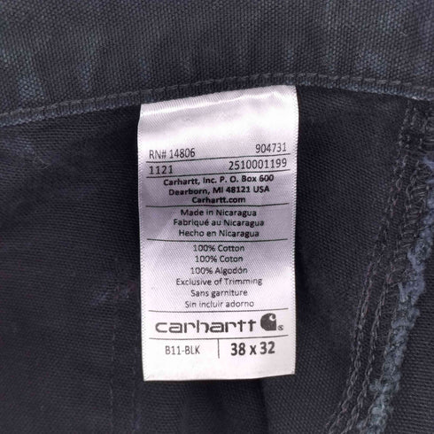 カーハート Carhartt WASHED DUCK UTILITY WORK PANT メンズ 38×32