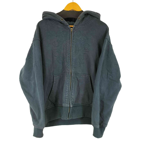 ベドラム bedlam フロント刺繍ジップアップパーカー メンズ import:L