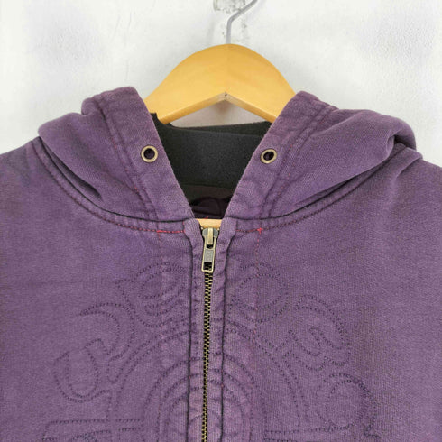 ベドラム bedlam フロント刺繍ジップアップパーカー メンズ import:M