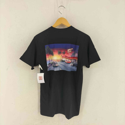 バーガーショッププリントTシャツ メンズ import:M