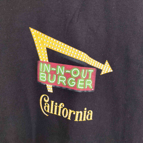 バーガーショッププリントTシャツ メンズ import:M