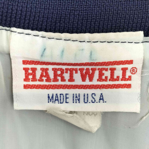 ハートウェル HARTWELL 90s USA製 ハーフジップ プルオーバージャケット メンズ import:L