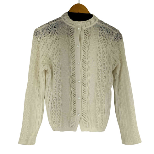 ザシンゾーン THE Shinzone バックボタンシアーニット レディース