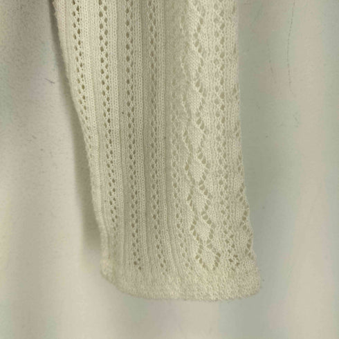 ザシンゾーン THE Shinzone バックボタンシアーニット レディース