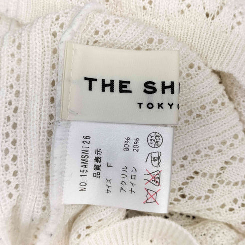 ザシンゾーン THE Shinzone バックボタンシアーニット レディース