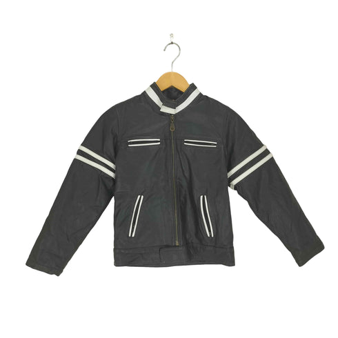 LOHER ラインレザーライダースジャケット レディース JPN:36