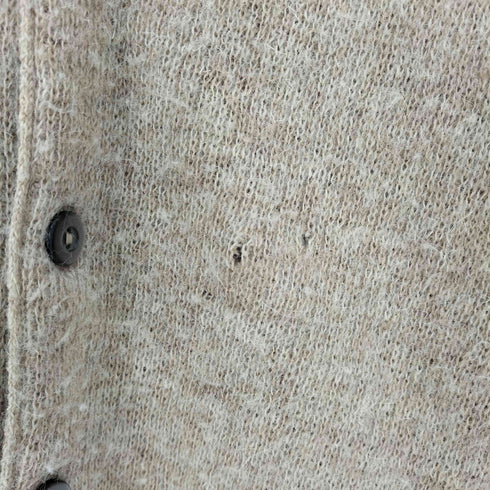 KODEL 60S モヘア 30% 混紡 ウールポリ 2PLY YARN ニット カーディガン メンズ