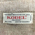 KODEL 60S モヘア 30% 混紡 ウールポリ 2PLY YARN ニット カーディガン メンズ