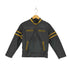 LOHER ラインレザーライダースジャケット レディース