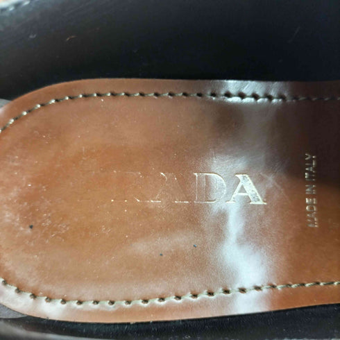 プラダ PRADA ウィングチップ エスパドリーユスタイル レースアップシューズ レディース 37