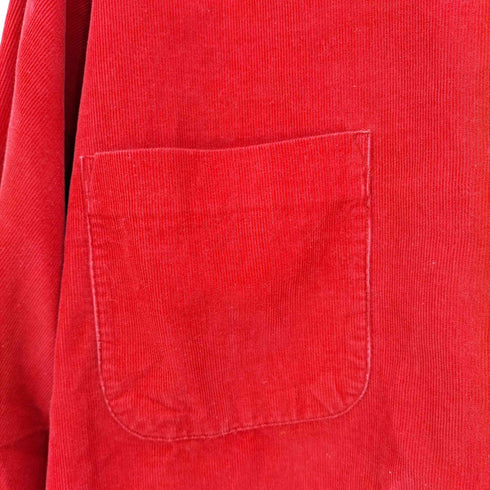 50s~60s コーデュロイ ダブルポケット オープンカラーシャツ メンズ