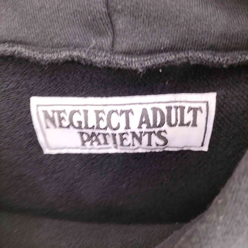 NEGLECT ADULT PATIENTS SICK プリント プルオーバーパーカー メンズ JPN:L