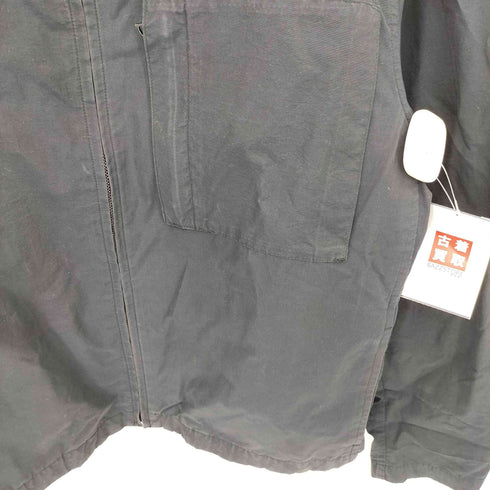 ダナキャランニューヨーク DKNY コットンナイロン ハイネック ジップアップジャケット メンズ import:M