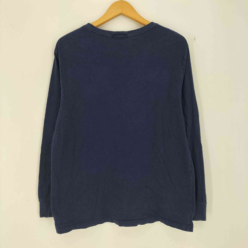 ポロバイラルフローレン Polo by RALPH LAUREN 90s~00s ポニー刺繍 コットン クルーネック長袖Tシャツ レディース import:XL
