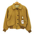 FLAT BARLETTA ビッグロゴ 裏地ファー クロップド ボンバージャケット レディース import:M