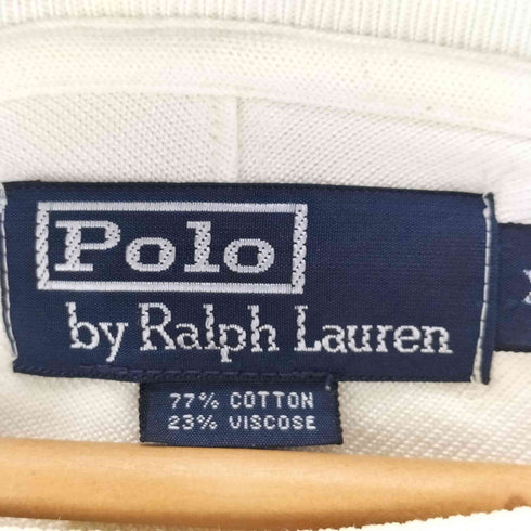 ポロバイラルフローレン Polo by RALPH LAUREN 90S ナンバリング 867 ゲームシャツ ホッケーシャツ L/Sカットソー メンズ import:XL