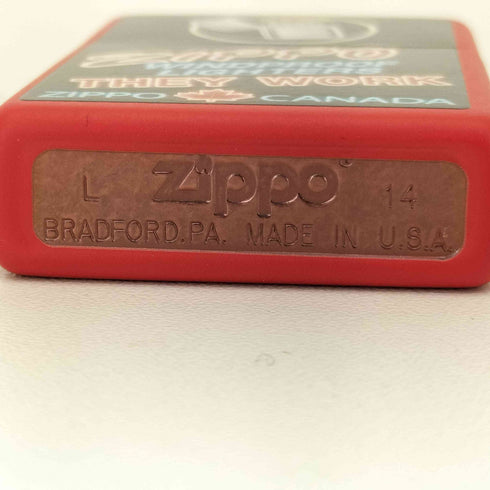 ジッポ ZIPPO 14年12月製造 USA製 オイルライター メンズ