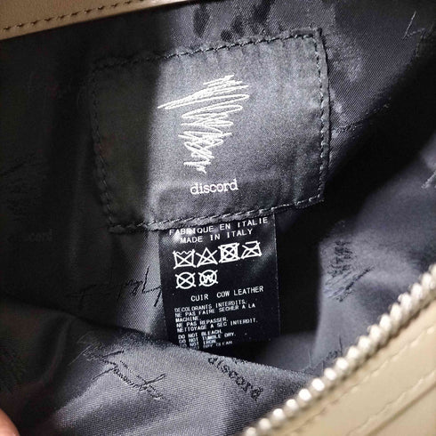 ディスコードヨウジヤマモト discord Yohji Yamamoto 25SS Round Shoulder (S) ラウンド ショルダー バッグ カウレザー メンズ