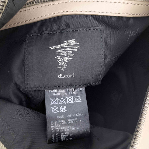 ディスコードヨウジヤマモト discord Yohji Yamamoto 25SS Round Shoulder (S) ラウンド ショルダー バッグ カウレザー メンズ