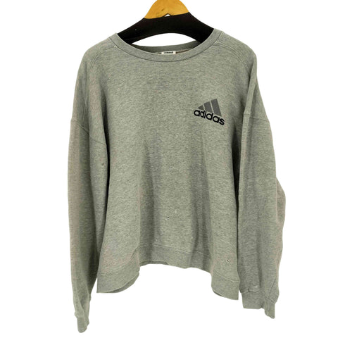 アディダス adidas 90s 万国期タグ ロゴプリントスウェットプルオーバー メンズ