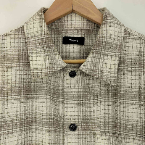 セオリー theory Button-Up Shirt in Textured Check メンズ JPN:M