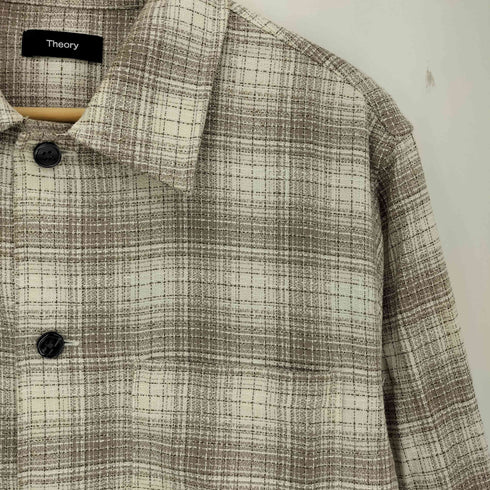 セオリー theory Button-Up Shirt in Textured Check メンズ JPN:M
